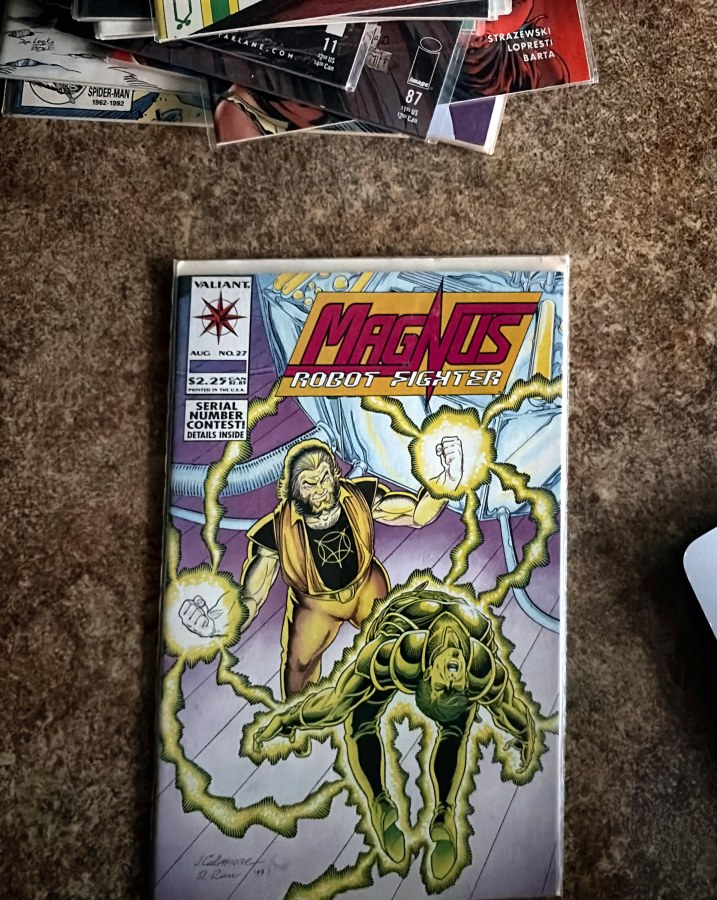 Magnus Robot Fighter #27 (1993) Valiant Comics cover