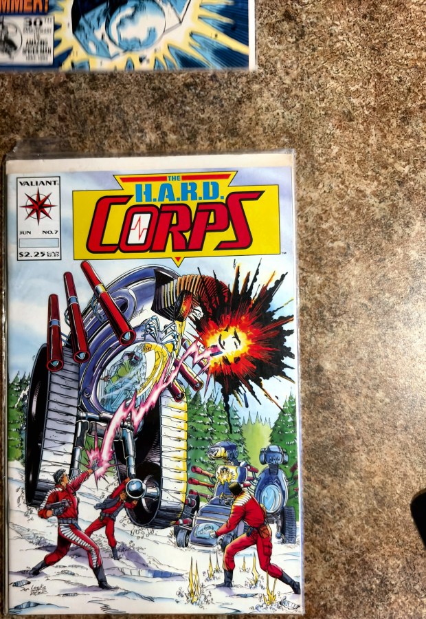 The H.A.R.D. Corps #7 (1993) Valiant Comics cover
