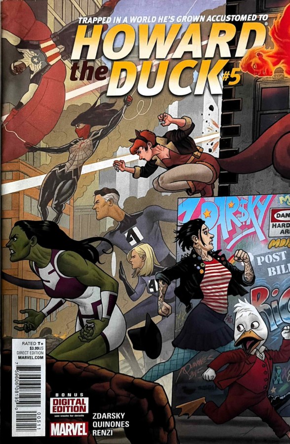 Howard the Duck #5 (2015) Marvel Comics cover