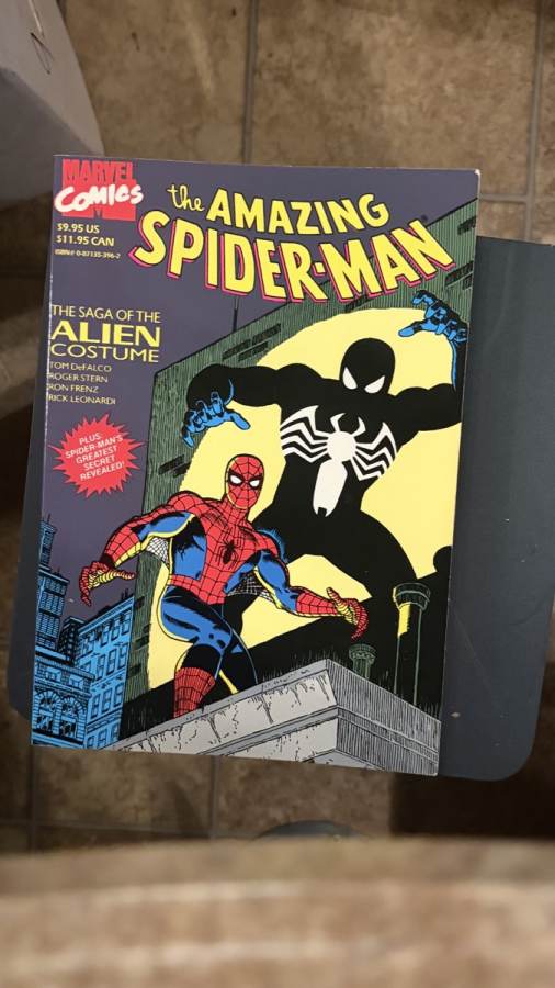 The Amazing Spider-Man: The Saga of the Alien Costume SKU 1037 cover