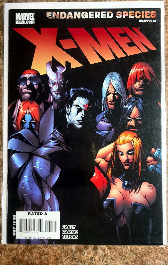 X-Men #203 (2007) Marvel cover