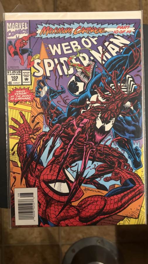 Web of Spider-Man #103 cover