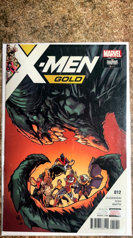 X-Men: Gold #12 (2017) Marvel Comics cover