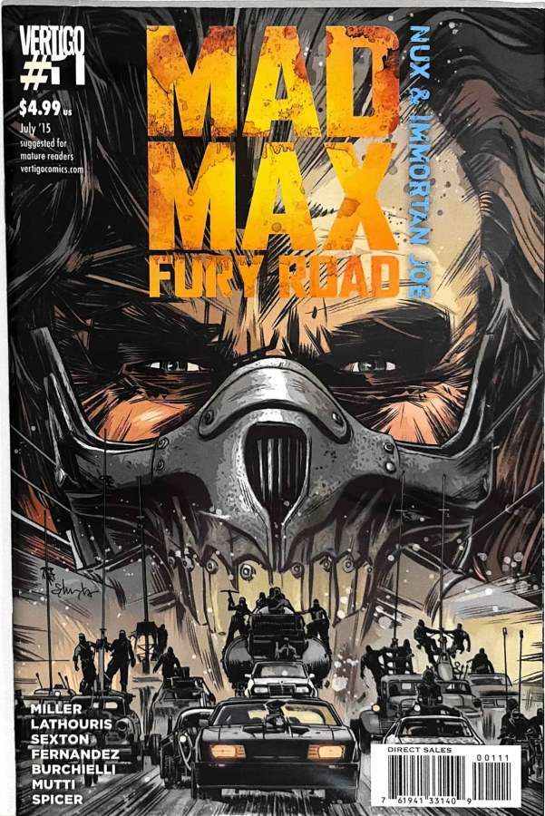 Mad Max: Fury Road - Nux & Immortan Joe #1 (2015) DC (Vertigo) cover
