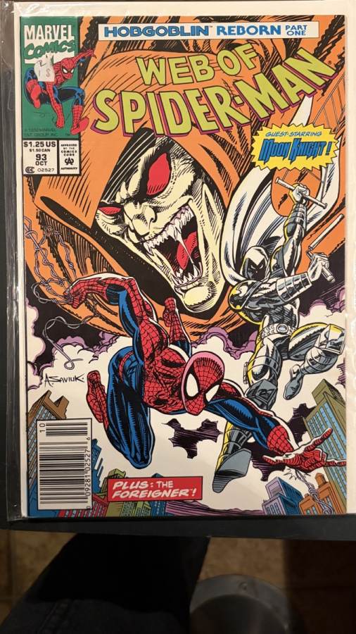 Web of Spider-Man #93 (1992) Marvel NM cover