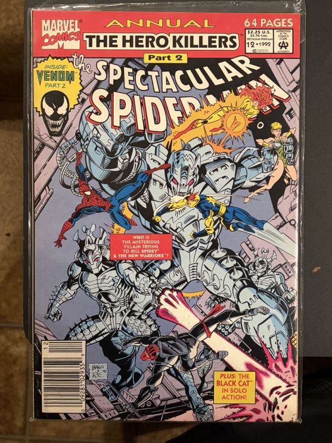 The Spectacular Spider-Man Annual #12 (1992) Marvel NM cover
