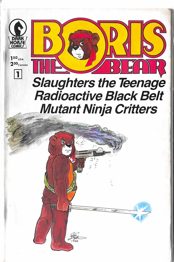 Boris the Bear #1 (1986) Dark Horse cover