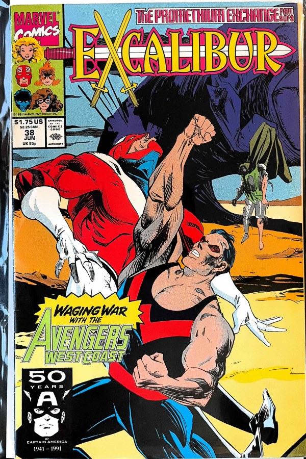 Excalibur #38 (1991) Marvel cover