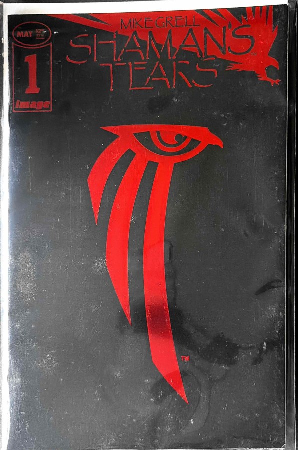 Shaman's Tears #1 (1993) Image Regular red-foil-on-black cover cover