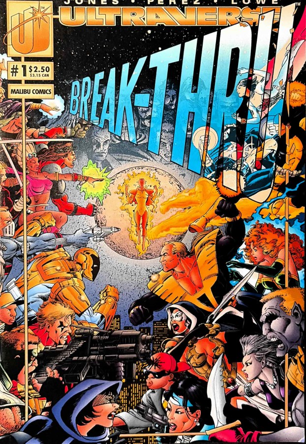 Break-Thru #1 (1993) Malibu cover