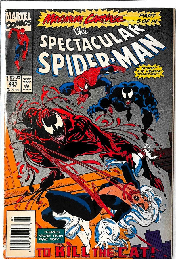 The Spectacular Spider-Man #201 (1993) Marvel cover