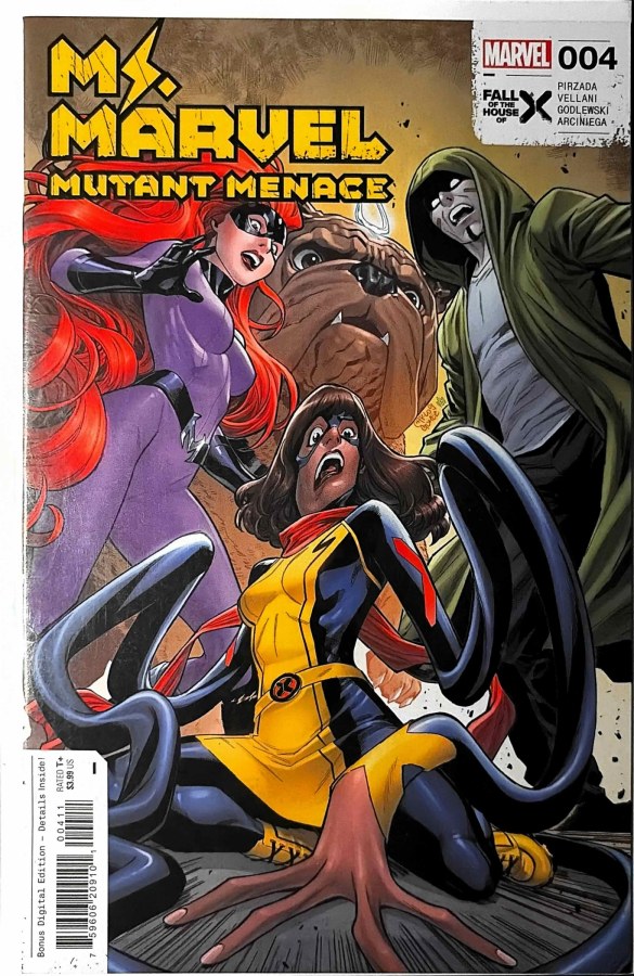 Ms. Marvel: Mutant Menace #4 (2024) cover