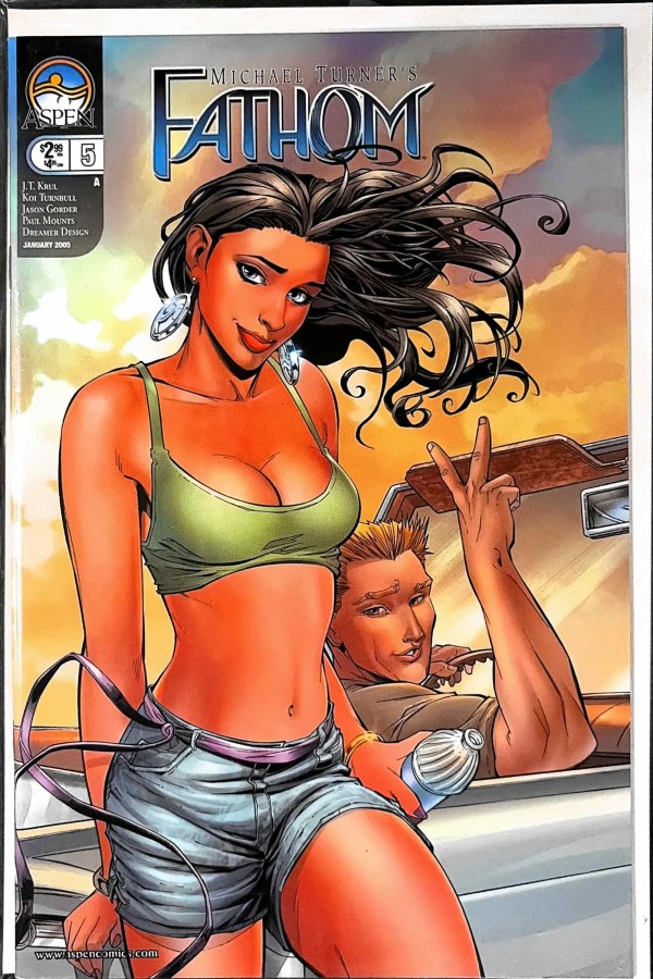 Michael Turner's Fathom #5 (2005) Aspen Comics cover