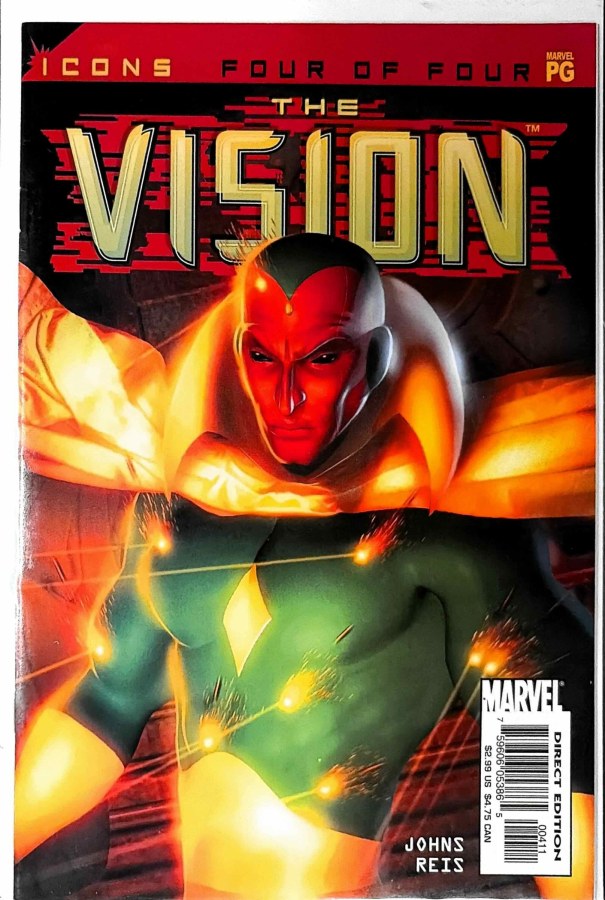 Avengers Icons: The Vision #4 (2003) Marvel cover