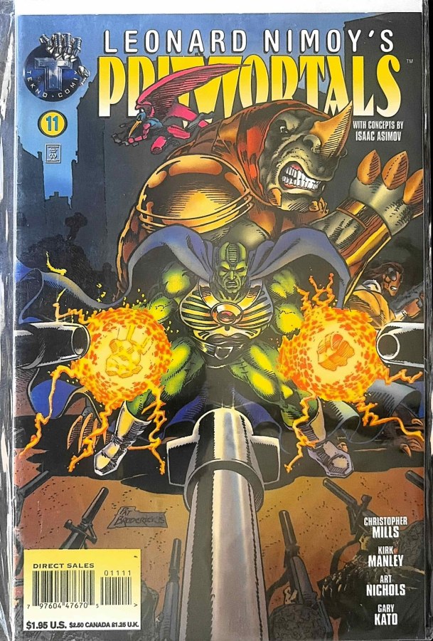 Leonard Nimoy's Primortals #11 (1995) Tekno Comix cover
