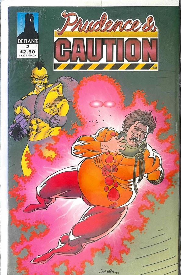 Prudence & Caution #2 (1994) Defiant Comics cover
