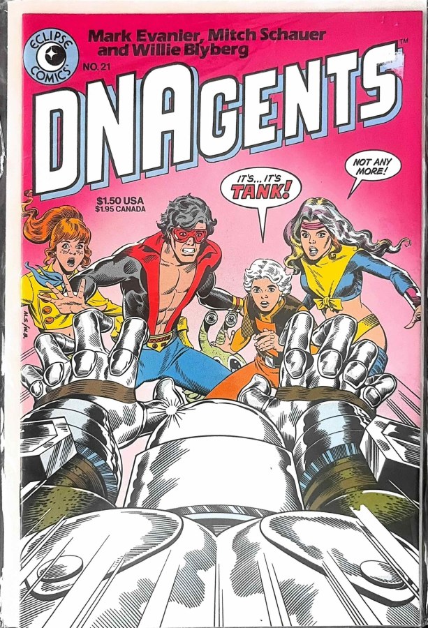DNAgents #21 (1985) Eclipse cover