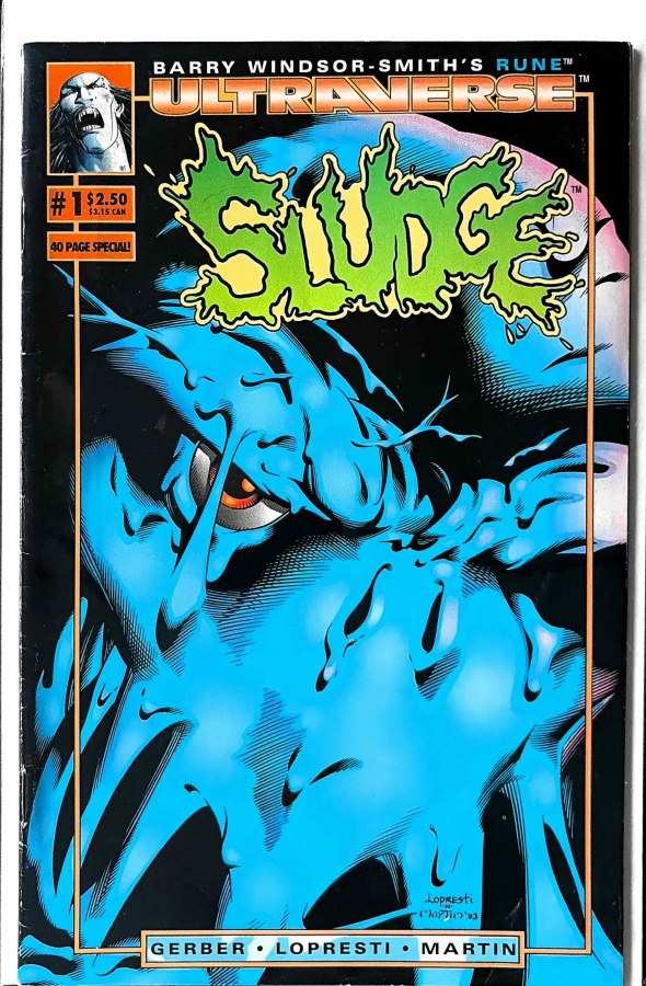 Sludge #1 (1993) Malibu cover