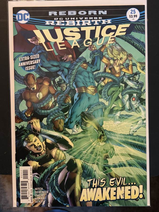 Justice League #25 cover