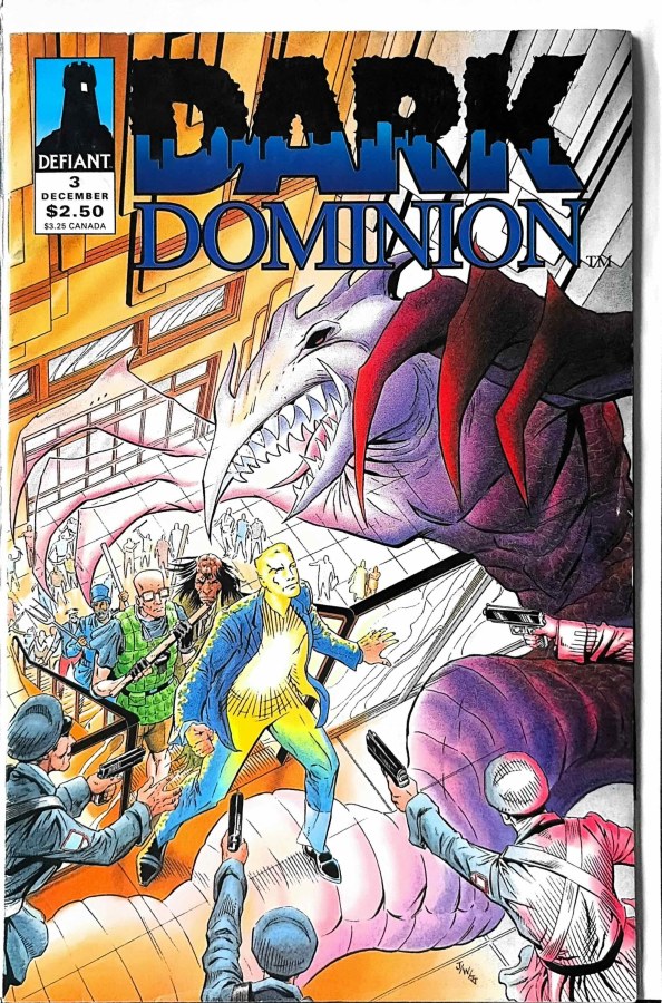 Dark Dominion #3 (1993) Defiant Comics cover