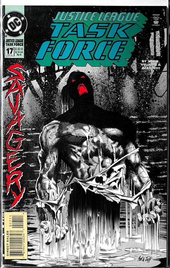 Justice League Task Force #17 (1994) DC cover