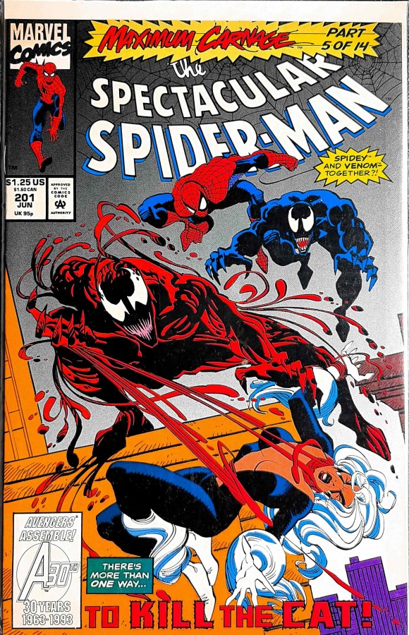 The Spectacular Spider-Man #201 (1993) Marvel cover