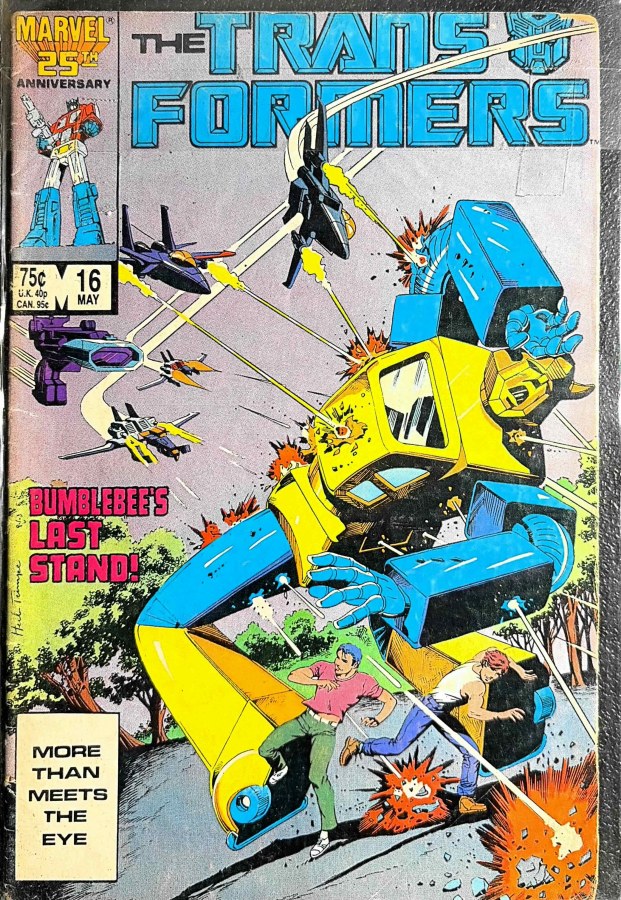 The Transformers #16 (1986) Marvel cover
