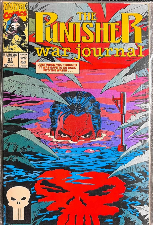 The Punisher War Journal #21 (1990) Marvel cover