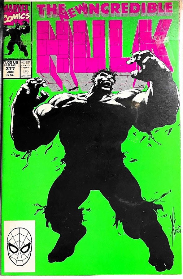 The Incredible Hulk #377 (1991) Marvel cover
