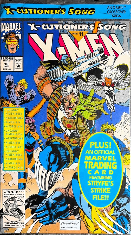 X-Men #16 (1992) Marvel cover