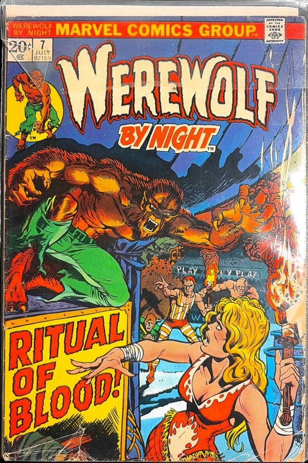 Werewolf by Night #7 (1973) Marvel cover