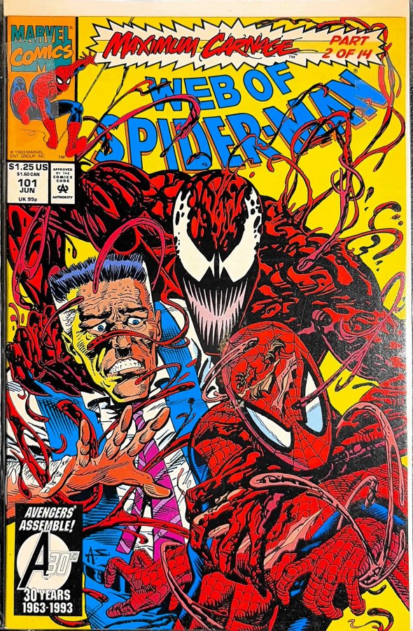 Web of Spider-Man #101 (1993) Marvel cover