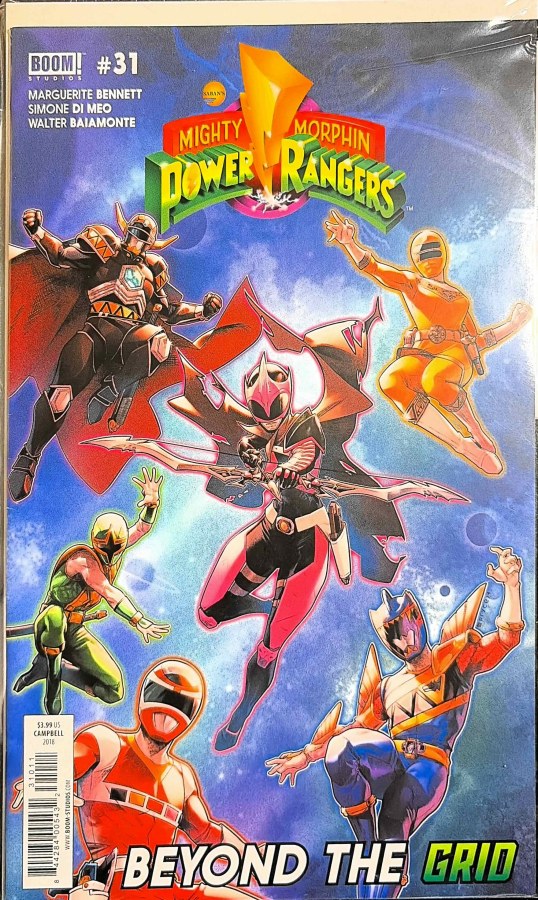 Mighty Morphin Power Rangers #31 (2018) BOOM! Studios cover