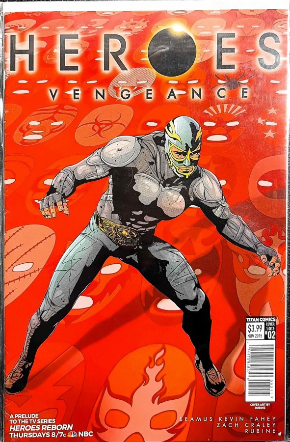 Heroes: Vengeance #2 (2015) Titan Comics cover