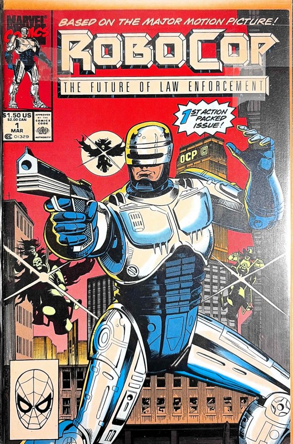 RoboCop #1 (1990) Marvel cover
