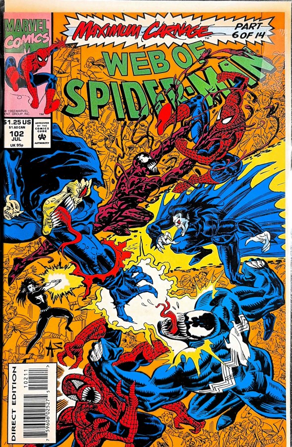 Web of Spider-Man #102 (1993) Marvel cover