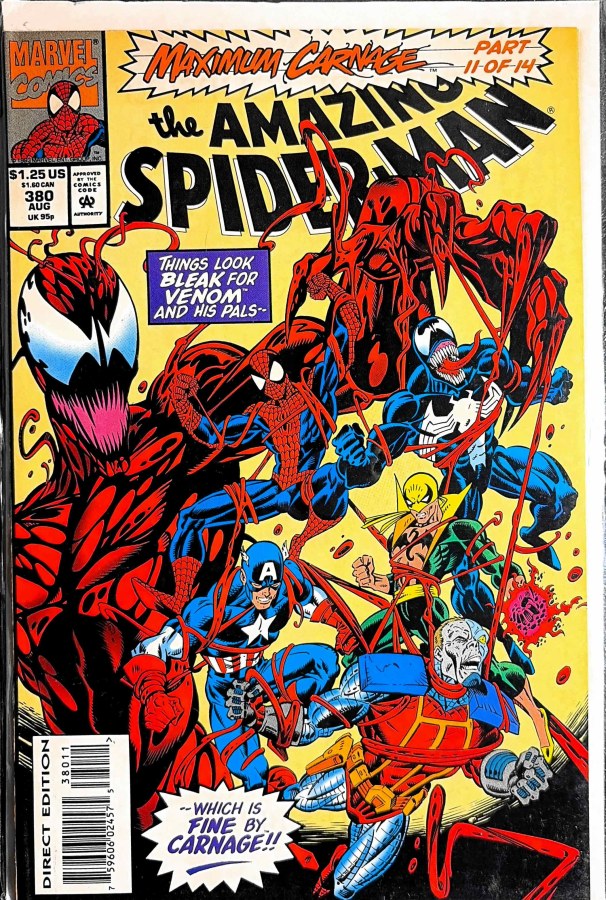 The Amazing Spider-Man #380 (1993) Marvel cover