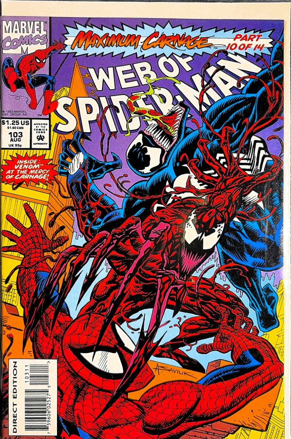 Web of Spider-Man #103 (1993) Marvel cover