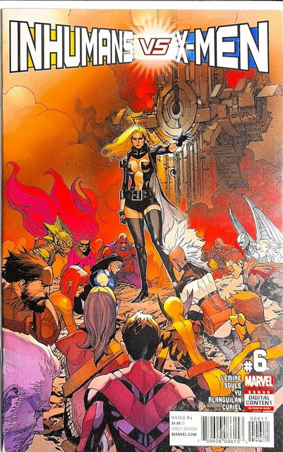 Inhumans vs. X-Men #6 (2017) Marvel cover