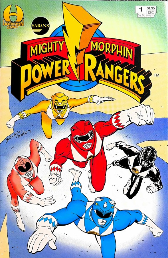 Mighty Morphin Power Rangers #1 Hamilton Comics cover