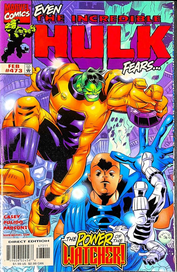 The Incredible Hulk #473 (1999) Marvel cover