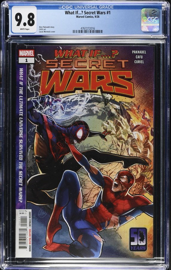 What If...? Secret Wars #1 (2026) Marvel CGC 9.8 cover