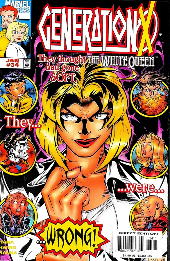 Generation X #34 (1998) Marvel cover