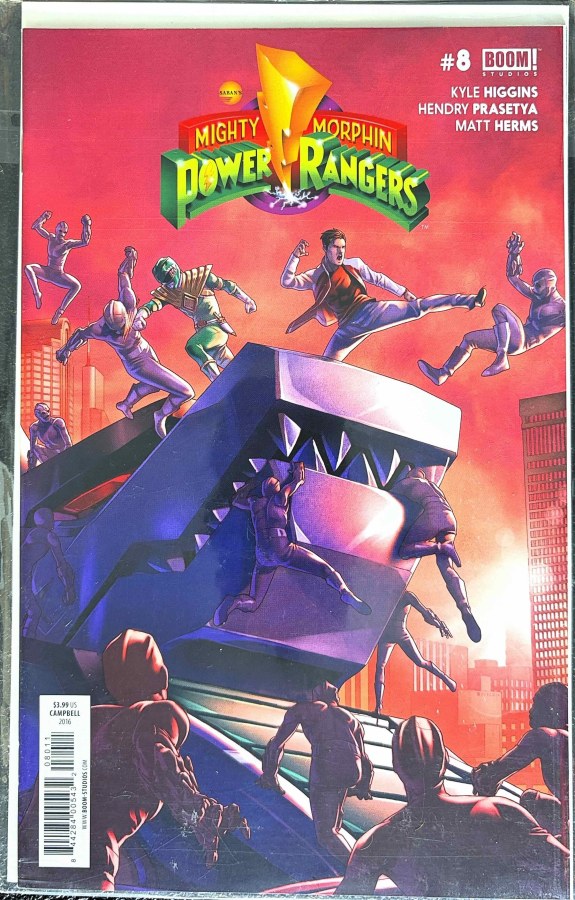 Mighty Morphin Power Rangers #8 (2016) BOOM! Studios cover