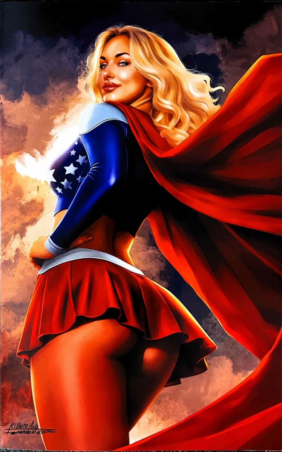 Artist Alley Comics Illustrated Pin-Up Superhero Girl Art Print #?