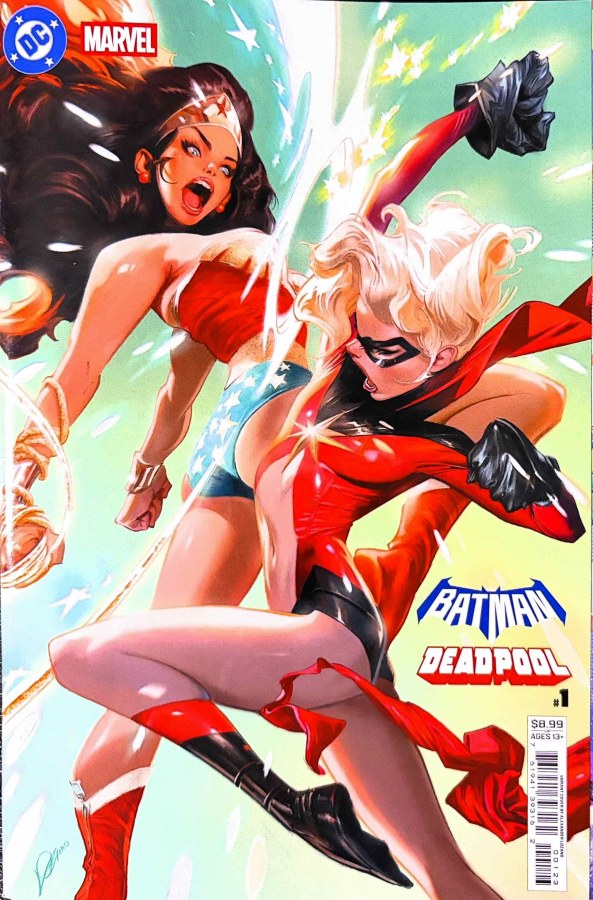 DC / Marvel: Batman / Deadpool #1 (2025) Variant cover by Alexander Lozano cover