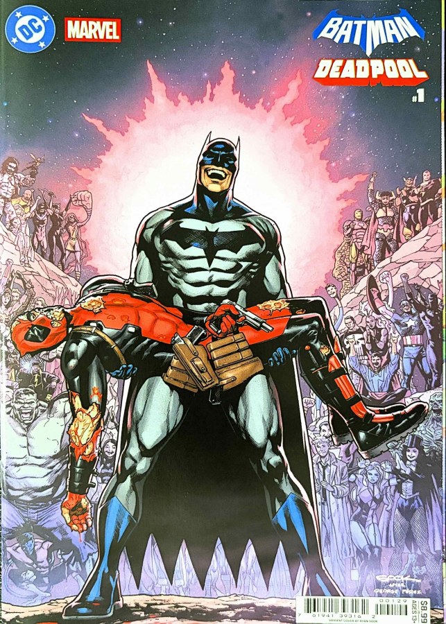 DC / Marvel: Batman / Deadpool #1 (2025) Variant cover by Ryan Sook cover