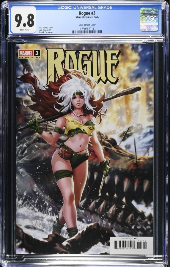 Rogue #3 (2026) Marvel Chew Variant Cover CGC 9.8 cover