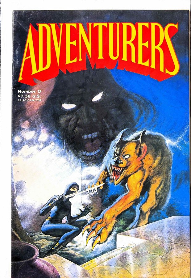 Adventurers #0 (1986) Aircel cover