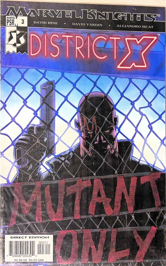 District X #3 (2004) Marvel cover